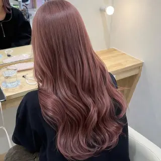 ロング カラー 柔らかいbeige ￤韓国￤🩰マユ🩰のヘアスタイル