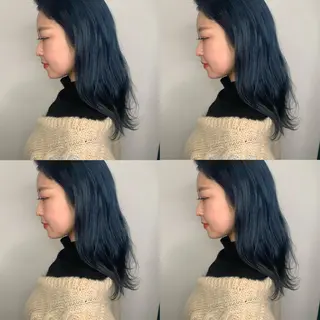 ロング カラー 袴田 伊代のヘアスタイル