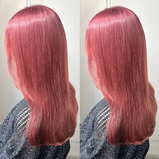 ロング カラー ヘアメ🎀推しカラー 🥣横浜/しほ🧸のヘアスタイル
