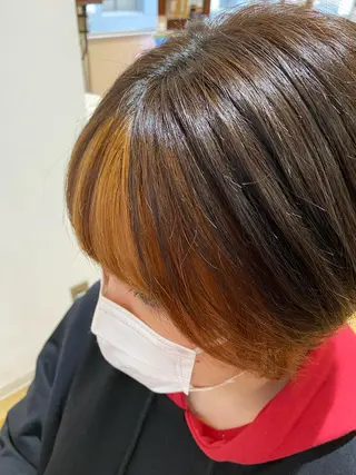ミディアム 鈴木 マサアキのヘアスタイル