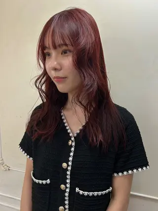 セミロング RINKA 岡崎美容室のヘアスタイル