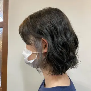 ミディアム カラー 💜カラー/縮毛矯正 /NARUKA💜のヘアスタイル
