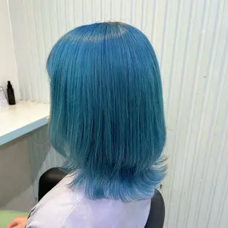ミディアム カラー ブリーチカラー 🩵MIZUKIのヘアスタイル