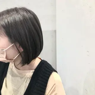 ショート カラー ヘアアレンジ ナチュラルカラー 錦糸町【三橋衿奈】のヘアスタイル