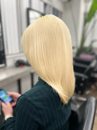 セミロング カラー 透明感カラー特化🫧 ADLLA.栗原🦋のヘアスタイル