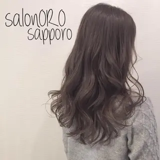 ロング カラー 池田 真由美のヘアスタイル