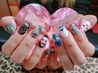 ロング ネイル mamo nailのネイルデザイン