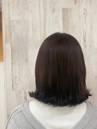 ミディアム カラー 小川 美香のヘアスタイル