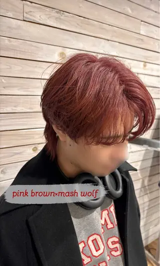 カラー メンズ 岡山メンズパーマ 白神珠梨のヘアスタイル