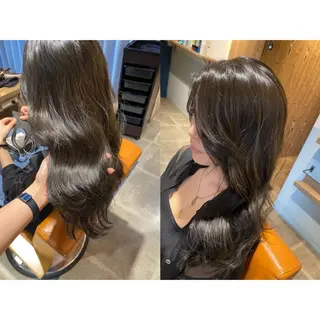 カラー 🐻結んで可愛い hair EMI🐻のヘアスタイル