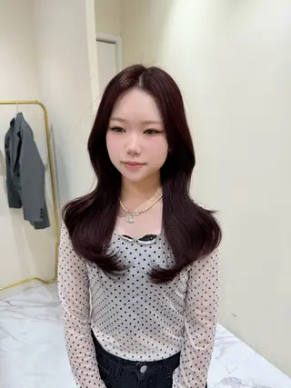 カラー 韓国ヘア🇰🇷艶 カラー/sakuraのヘアスタイル