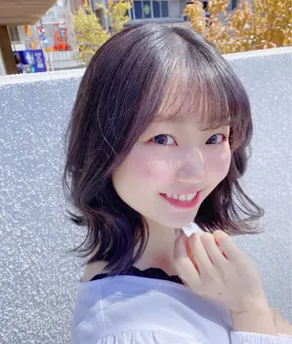 ミディアム カラー ＊横浜駅＊ 金子 誠也のヘアスタイル