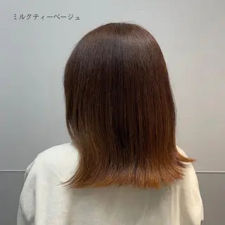 ミディアム カラー SAKI ☺︎のヘアスタイル