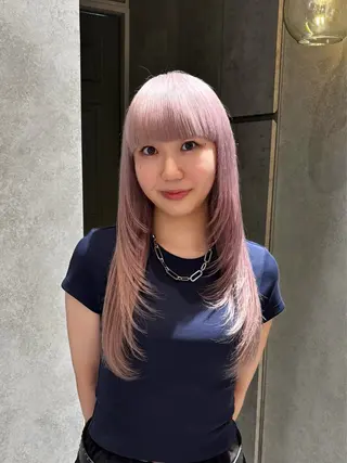 ロング Natsuki/韓国 ボブ/レイヤーカットのヘアスタイル