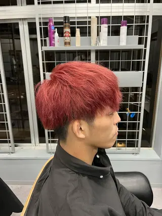 ショート メンズ 池袋メンズパーマ フェード純平のヘアスタイル
