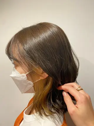 セミロング 後藤 美咲のヘアスタイル
