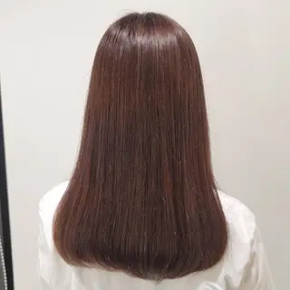 セミロング カットモデル/ セット/宮里心香のヘアスタイル