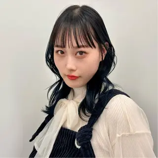 ミディアム カラー ブリーチなし/レイヤ ー特化🌈Tommyのヘアスタイル