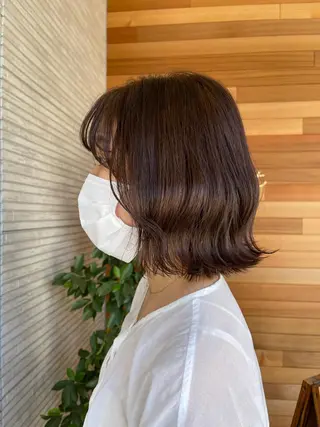 ミディアム カラー 【AMANEQ】 yuka🦋のヘアスタイル