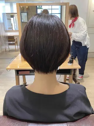 ショート カラー 前田 裕介のヘアスタイル