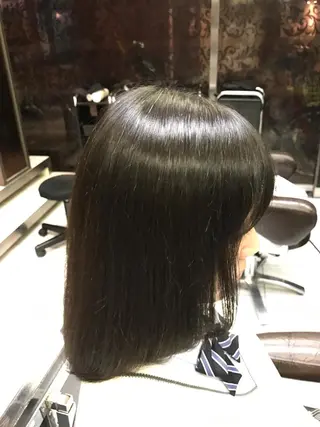ミディアム 中川 拓弥のヘアスタイル