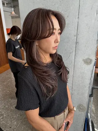 ロング 伊藤 玄のヘアスタイル