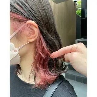 カラー 坂野 美葵のヘアスタイル