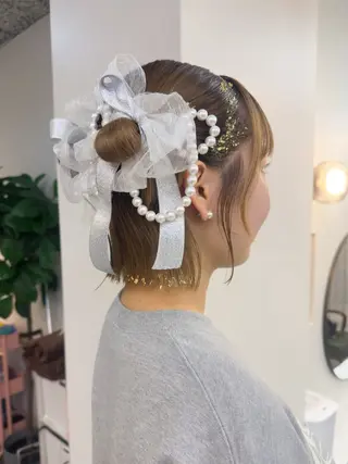 ヘアアレンジ レイヤー/顔周り /いいぬまみかのヘアスタイル
