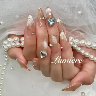 ネイル Lumière｜ ロング｜ワンホンのネイルデザイン