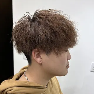 ショート メンズ パーマ パーマPrivate SalonNoa名駅のヘアスタイル