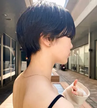 ショート 山田 綾乃/メンズカットのヘアスタイル