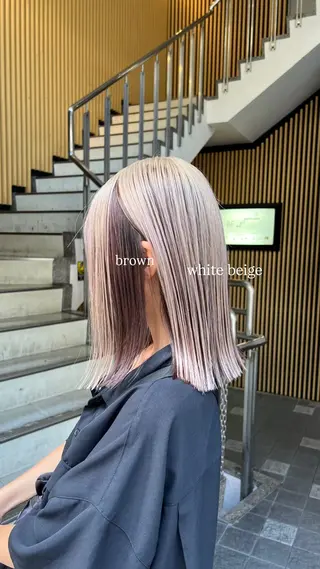 ミディアム カラー 🩷  ayaka 🩷のヘアスタイル