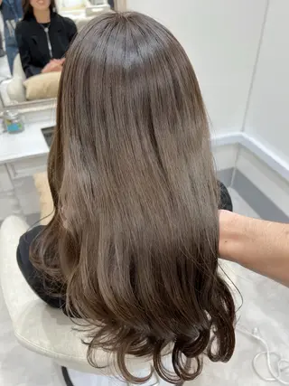 ロング カラー 縮毛矯正×艶カラー /中村勇太のヘアスタイル