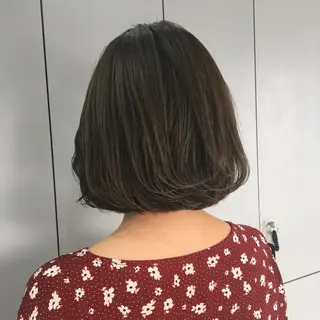 ミディアム カラー 狩野 羅夢のヘアスタイル