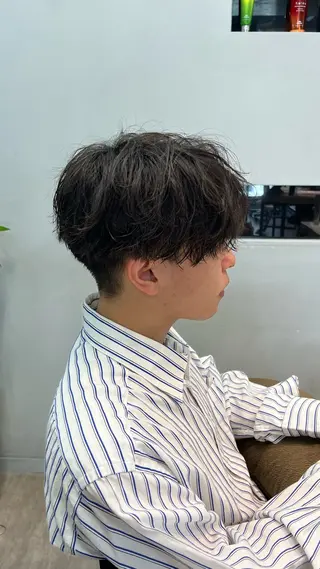 パーマ メンズ メンズカット パーマ飯野友喜のヘアスタイル