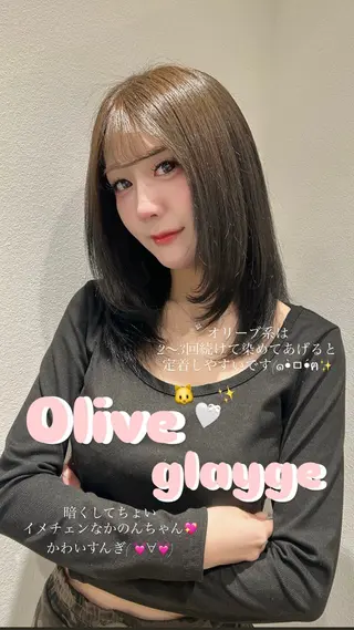 ミディアム カラー LOUIMADNA栄 🎀Misakiのヘアスタイル