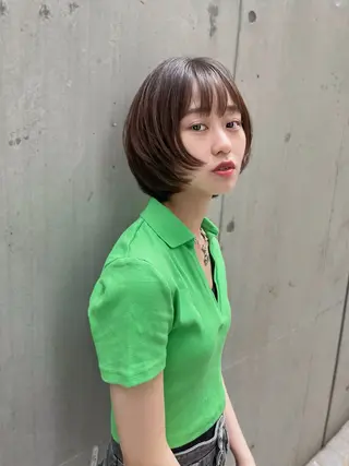 ショート 毛流れヘア×眉 ワックス/RIKUのヘアスタイル