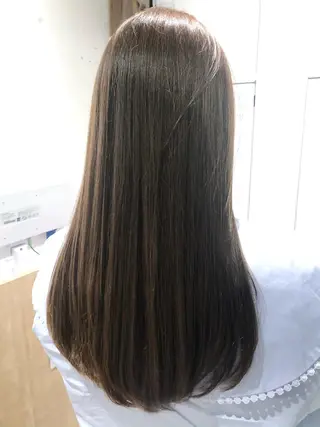ロング カラー 田辺 黎花のヘアスタイル