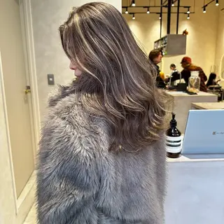 ロング カラー ハイライト 名古屋/FUTOのヘアスタイル