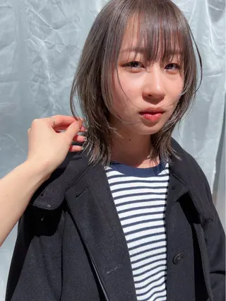 ショート カラー 谷町/Le'a /竹原しおなのヘアスタイル