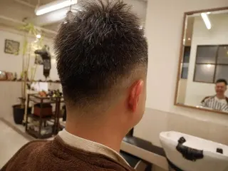 ショート おしゃれさろんオオキ所属・男を磨く Barber オオキのヘアスタイル