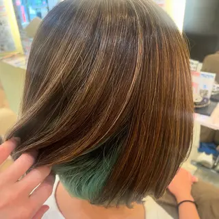 ショート カラー リリー /Men's/パーマのヘアスタイル