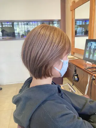 ショート カラー カットが上手い 💇♂🌸サク🌸のヘアスタイル
