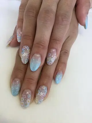 ネイル 💎🐰 saki. m 🐰💎のネイルデザイン