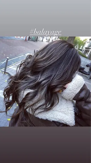 ロング カラー 髪質改善⭐️ 桜場のヘアスタイル