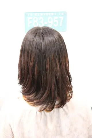 セミロング 田口 信雄のヘアスタイル