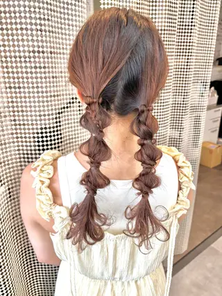 ロング rinrin 天文館のヘアスタイル