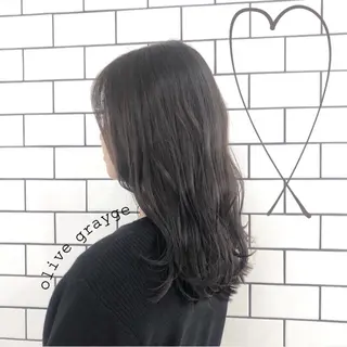 ミディアム カラー お洒落パーマ/ 艶カラー/michiのヘアスタイル