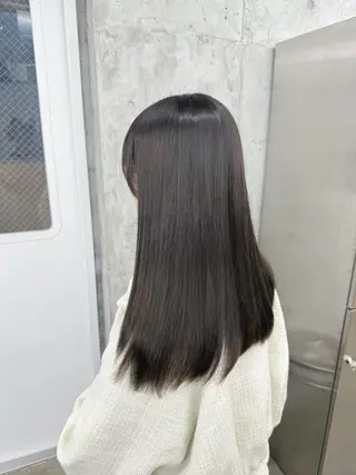 ミディアム カラー 高橋大樹/グレージュ 透明感/髪質改善のヘアスタイル