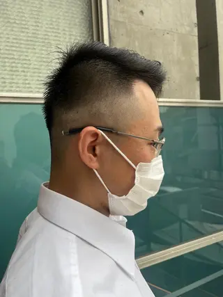 ショート カラー パーマ ヘアアレンジ メンズ キッズ ネイル マツエク・マツパ アイブロウ 久木原 ゆりのヘアスタイル